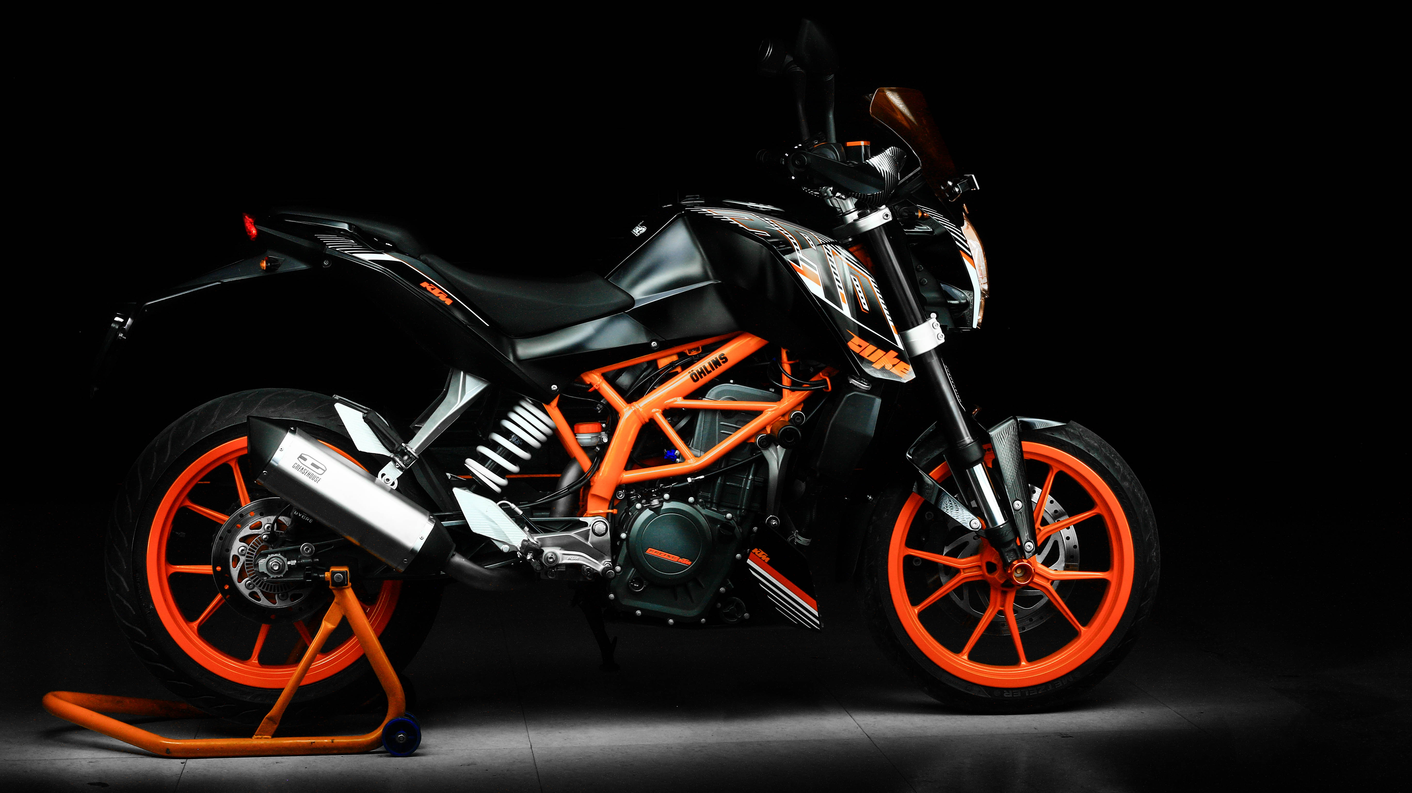 20132016 KTM Duke 390 GRUNT Exhaust System (VERSION3) Indimotard