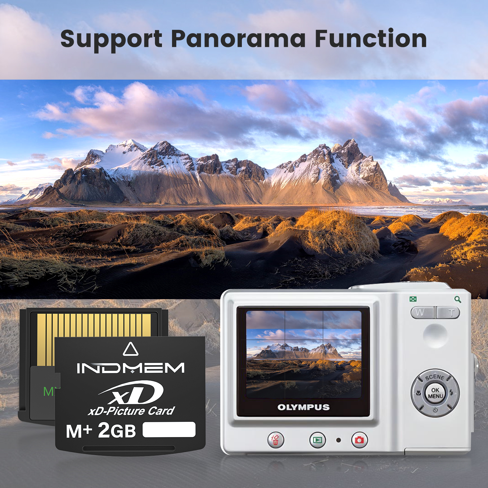 xD Picture card 1GB/2GB(Type M+) for Olympus Fuji Fujifilm Old Digital