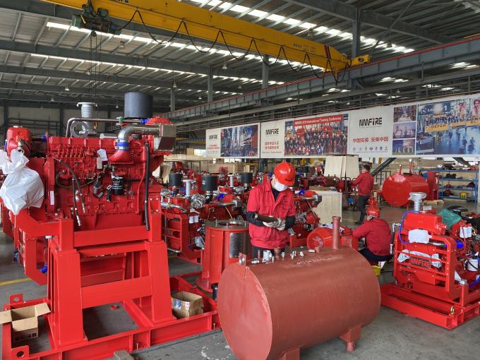 128PSI 1250GPM Pompa Sentrifugal Berbasis Mesin Diesel