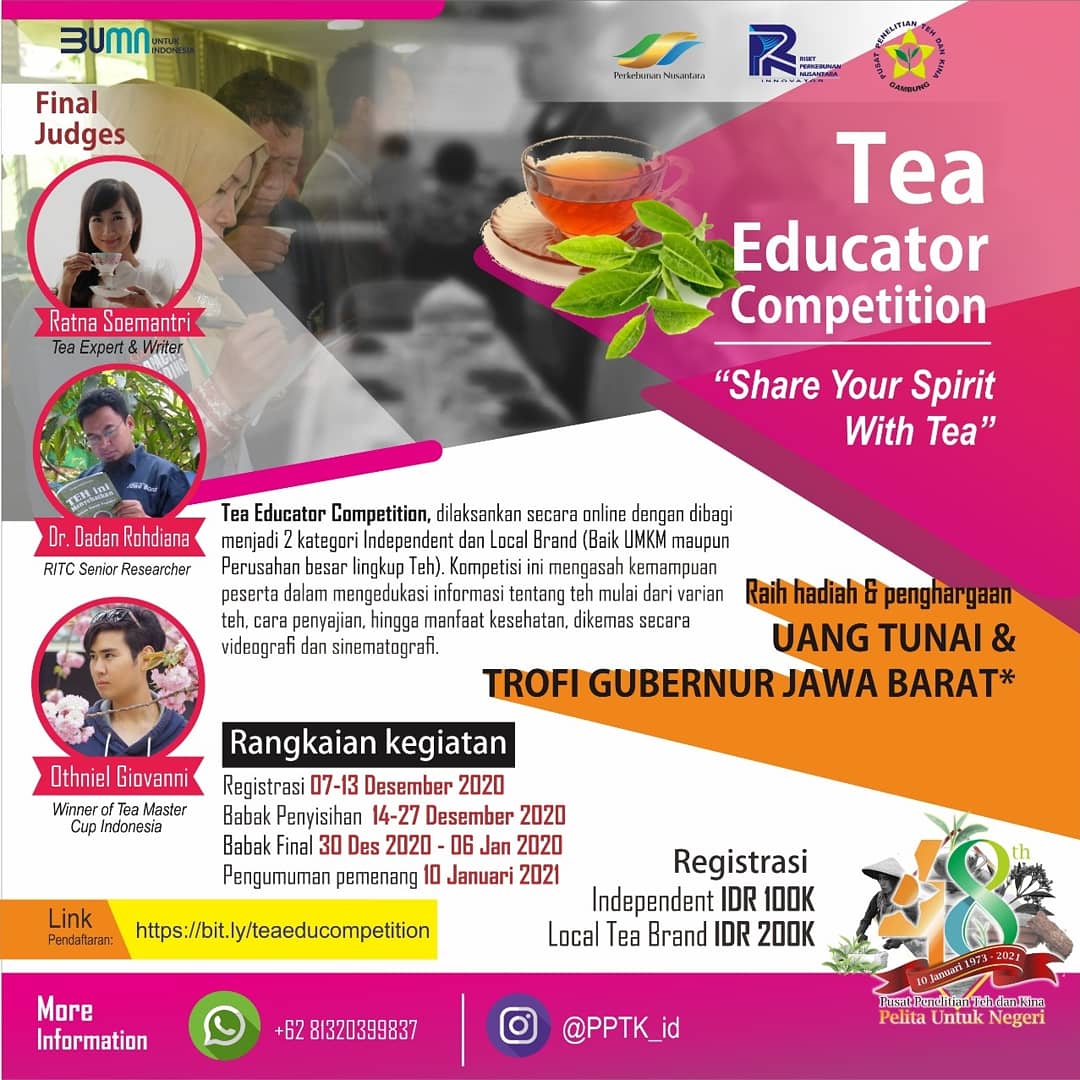 Tea Educator Competiion “Share Your Spirit with Tea” Indonesia Tea Board