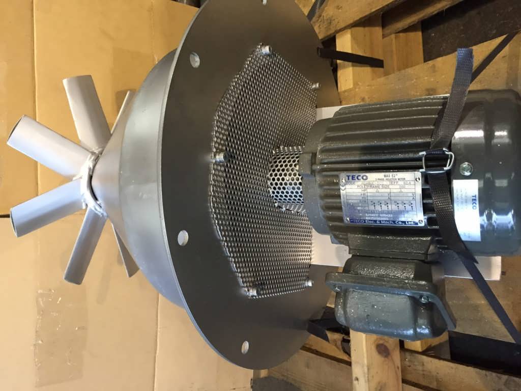Industrial Oven Fans Truly Reversible Axial Recirculating Impeller