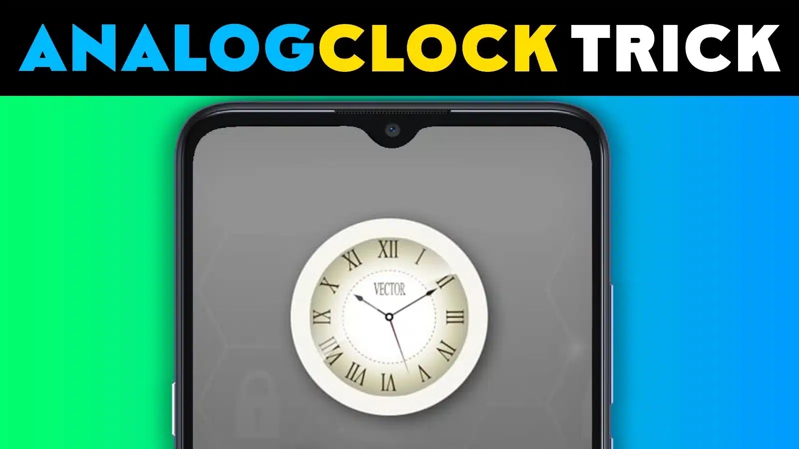 Analog Clock Vault Secret Media Lock » IND Shorts Apps News