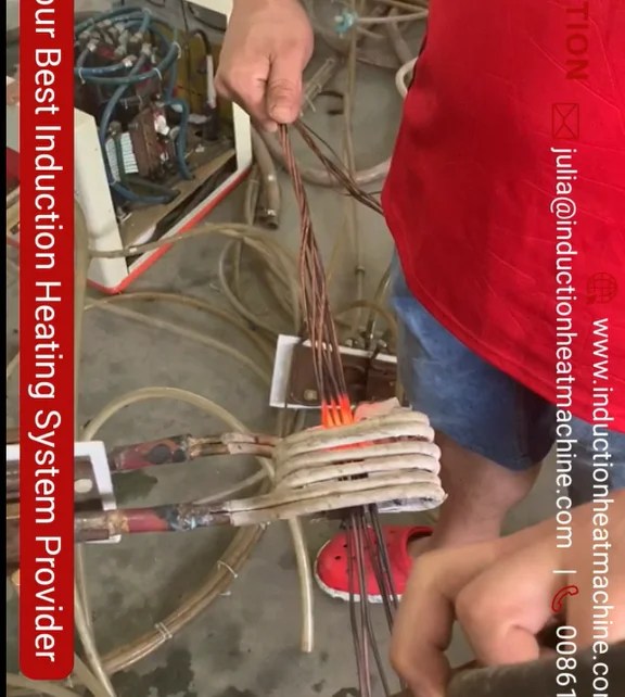 Induction Brass Annealing Machine for multi steel wires annealing