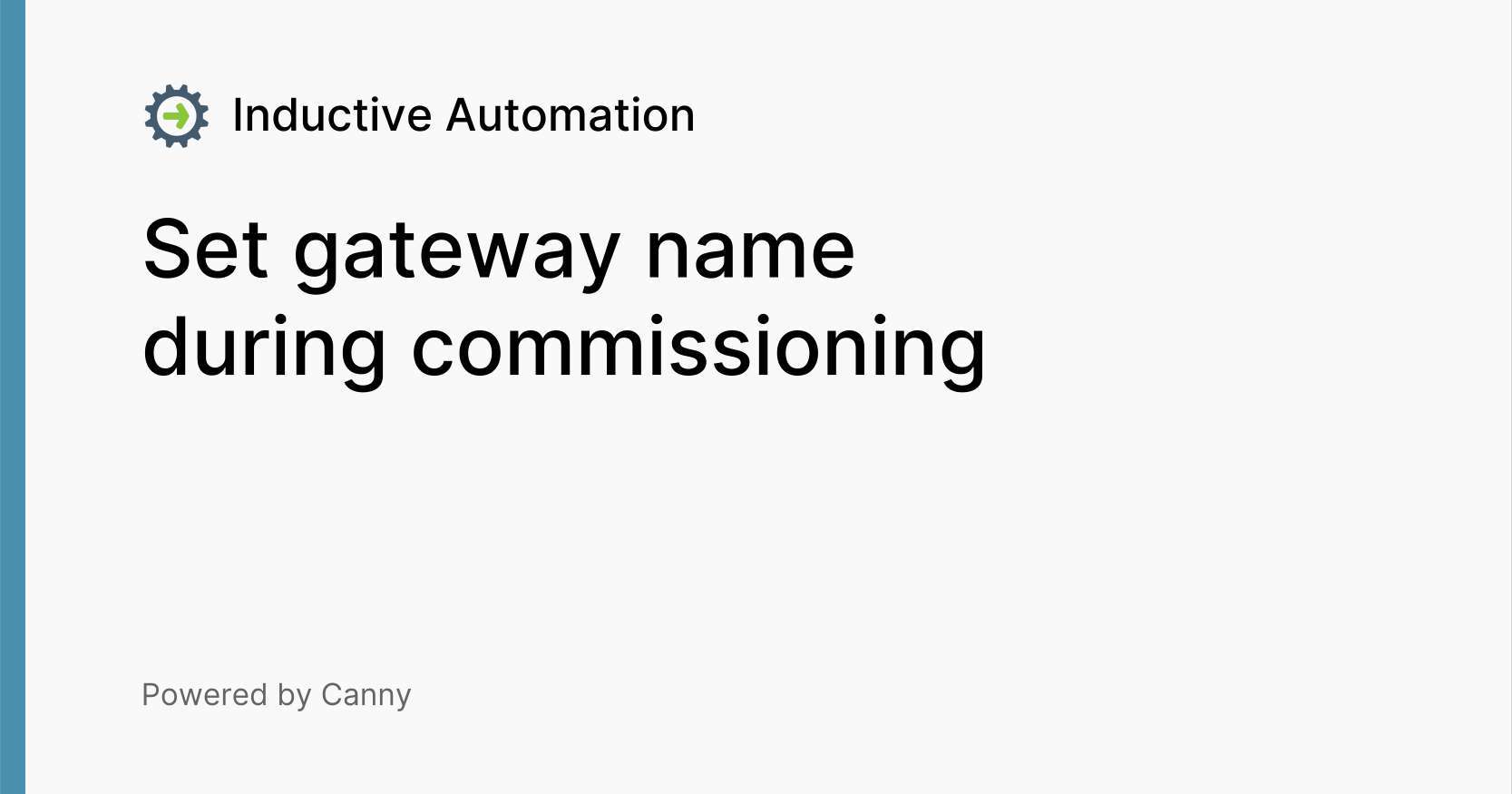 Set gateway name during commissioning Voters Inductive Automation