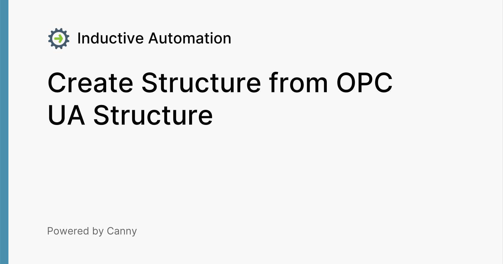 Create Structure from OPC UA Structure Voters Inductive Automation