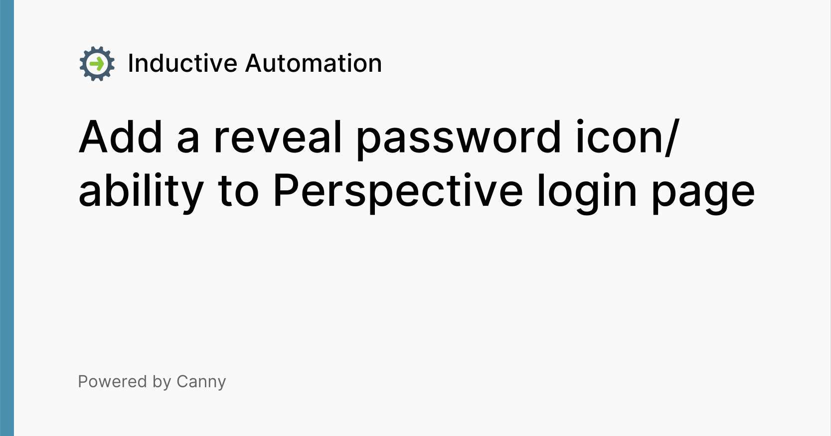 Add a reveal password icon/ability to Perspective login page Voters