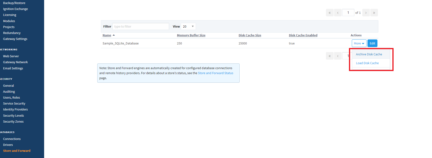 Ignition 8.1.21 Gateway and Launcher Updates, StoreandForward