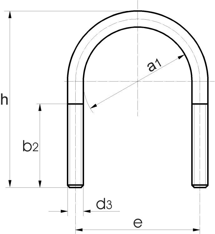 Uchwyt din 3570 Obejmy