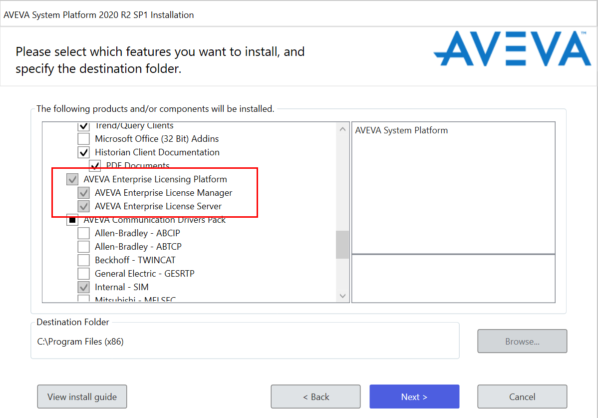 Using AVEVA License Server OFFLINE Activation Industrial Software