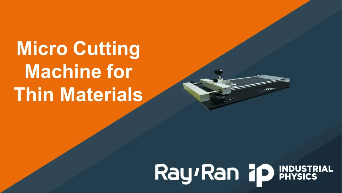 RayRan Micro Cutting Machine for Thin Materials Industrial Physics