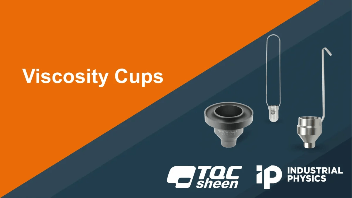 TQC Sheen Viscosity Cup for Paint ISO 2431 Industrial Physics