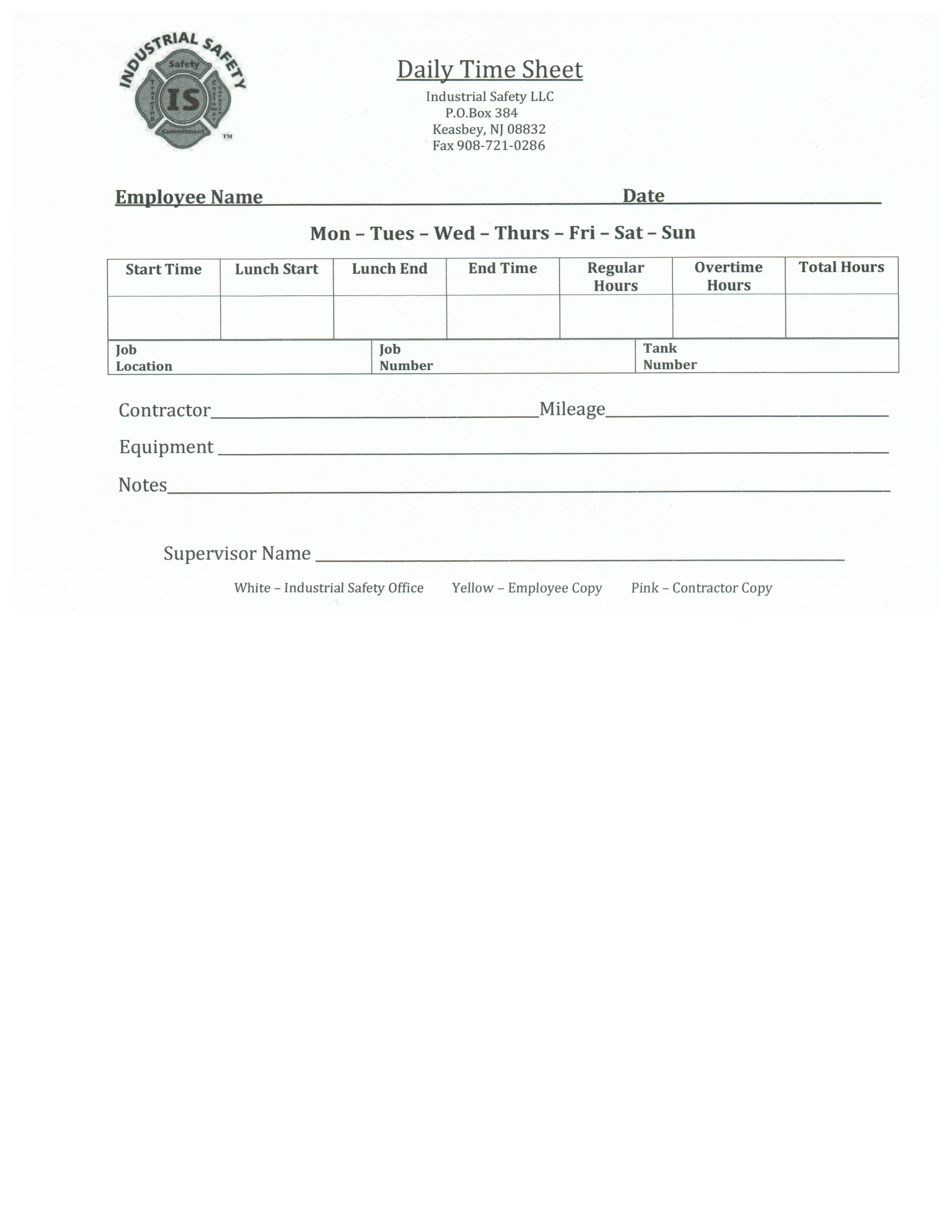 Employee Center Industrial Safety LLC