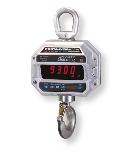 MSI9300 PortAWeigh Plus CellScale™ RF Crane Scale Industrial Scale