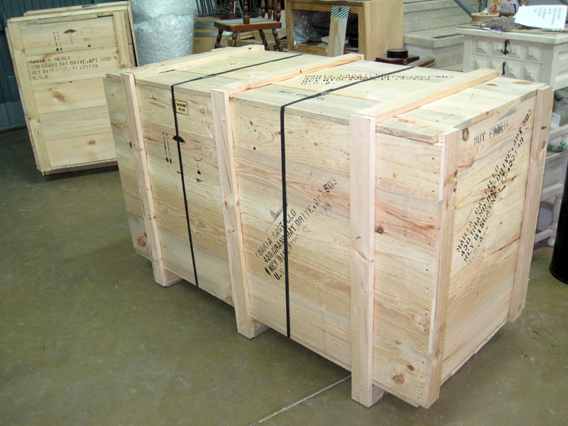 Cajas de madera para envíos Industrias Maba