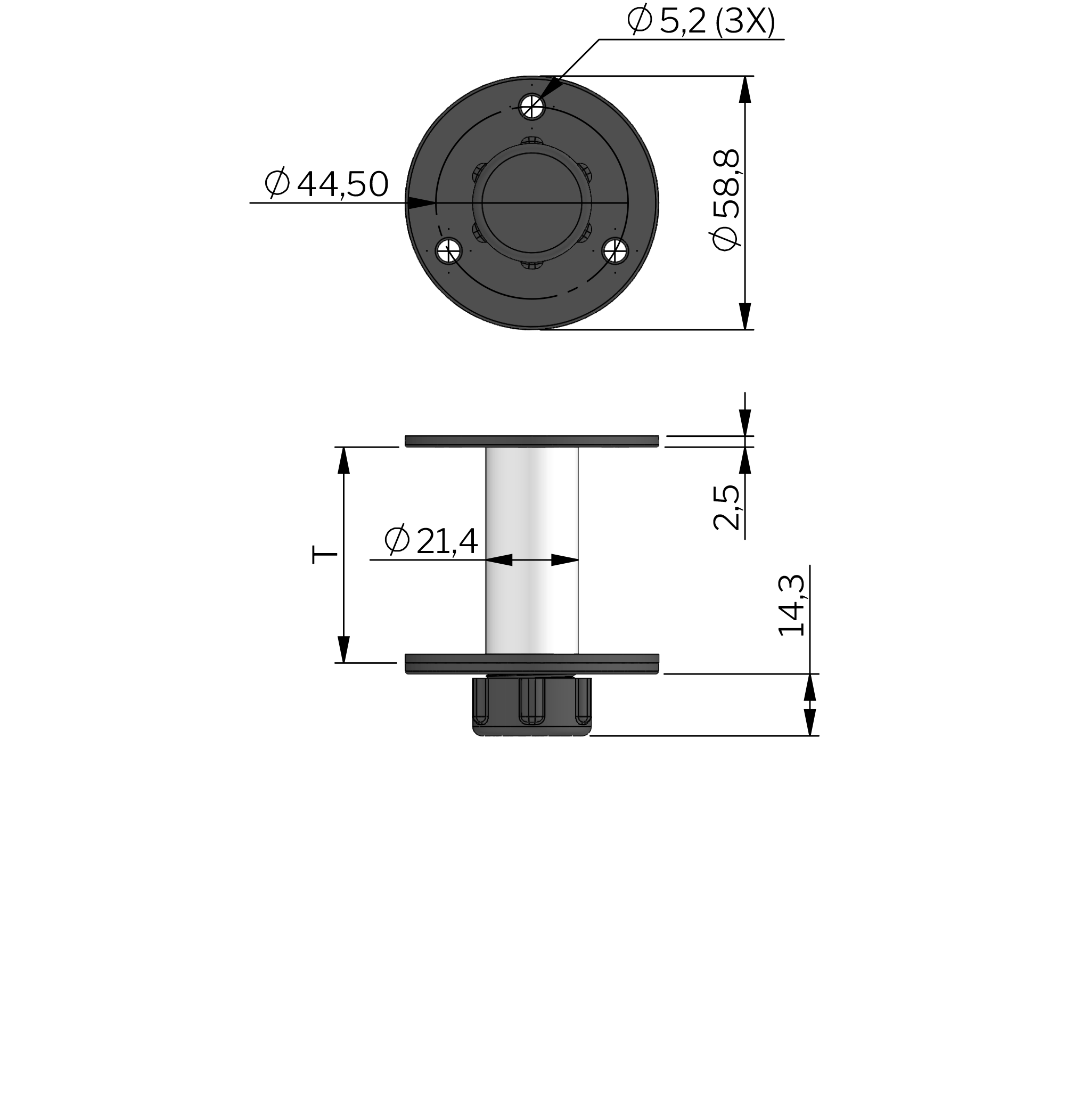 Test port for HVAC applications HVAC Accessories