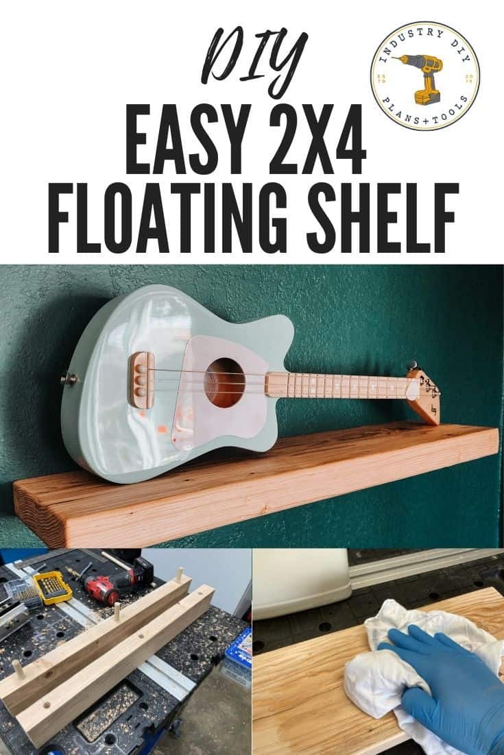 Easy 2x4 Floating Shelf DIY Project Industry DIY