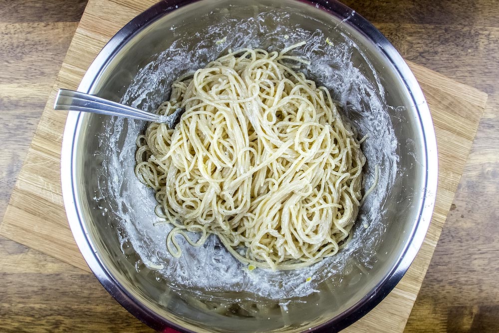 Spaghetti With Lemon, Black Pepper & Ricotta Recipe