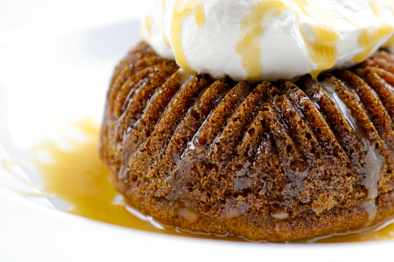 GlutenFree Sticky Date Pudding with Salted Rum Caramel Recipe