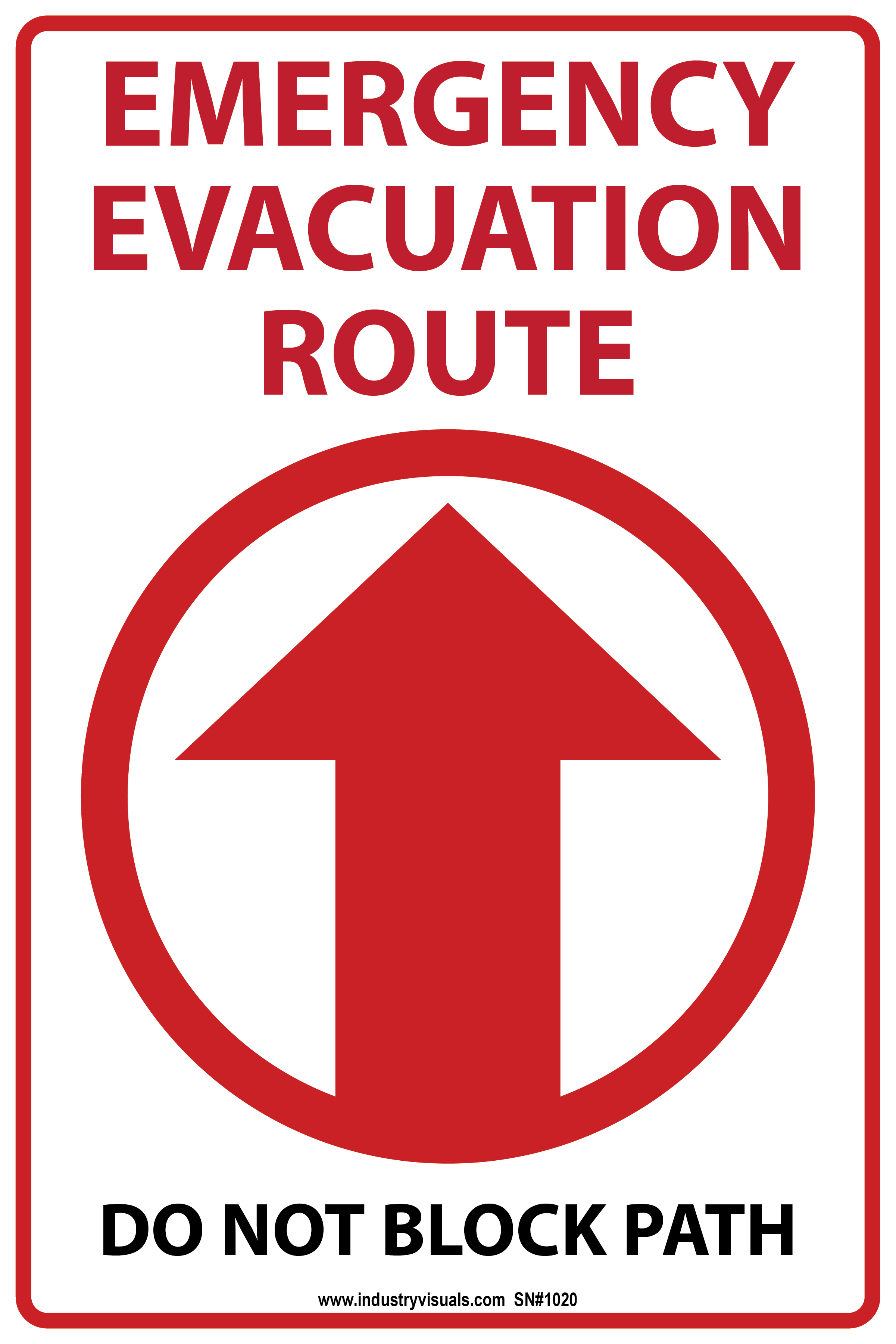 Emergency Evacuation Route Industry Visuals