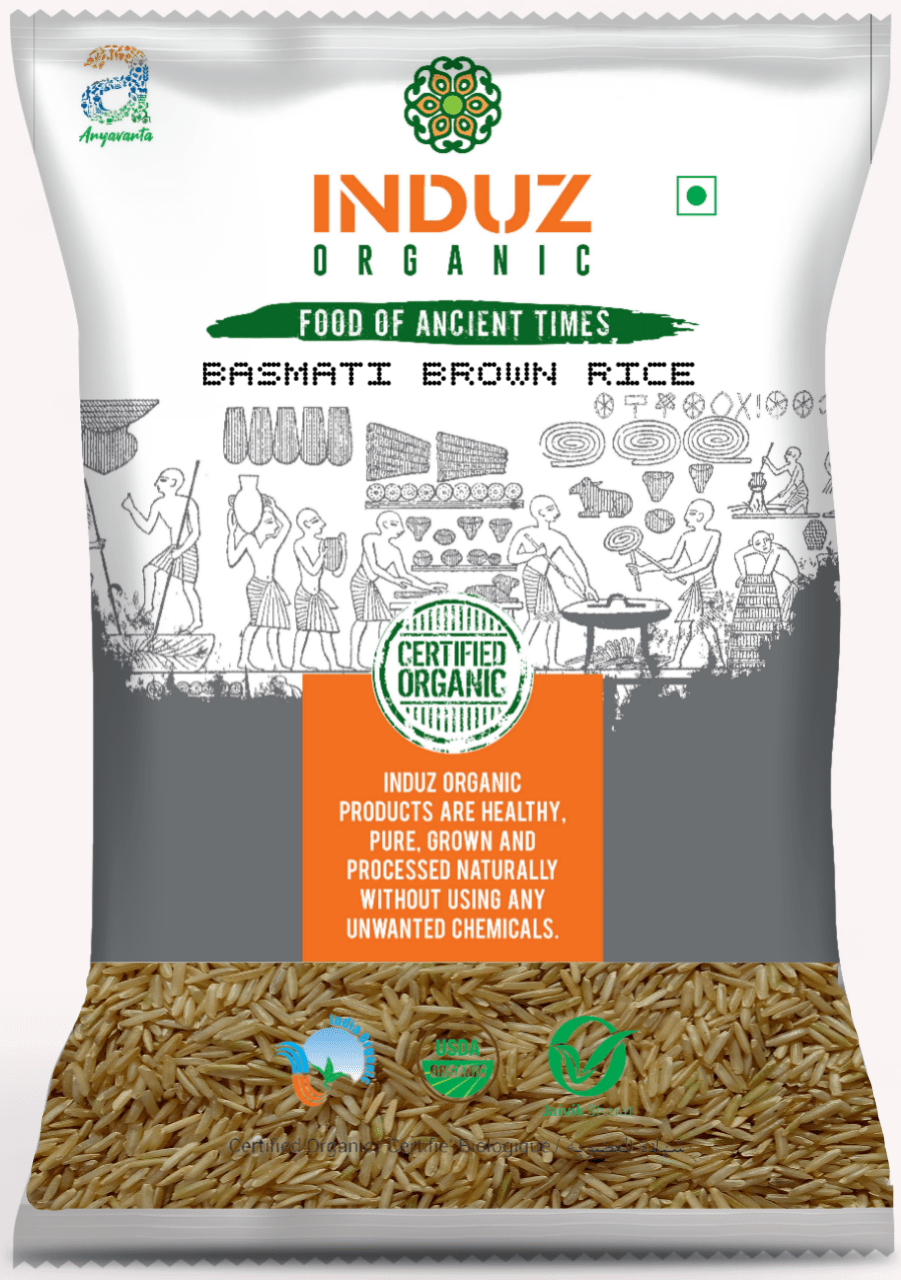 Buy 1KG of Delicious Basmati Brown Rice Fresh & Nutritious! Induz