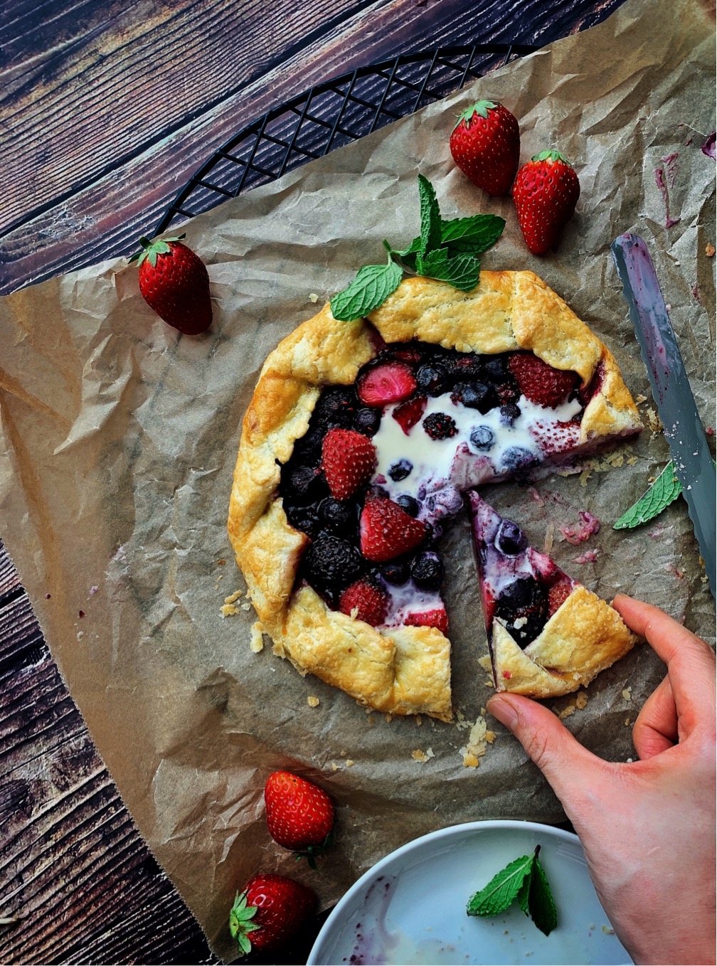 Mixed Berry Galette INDY ASSA