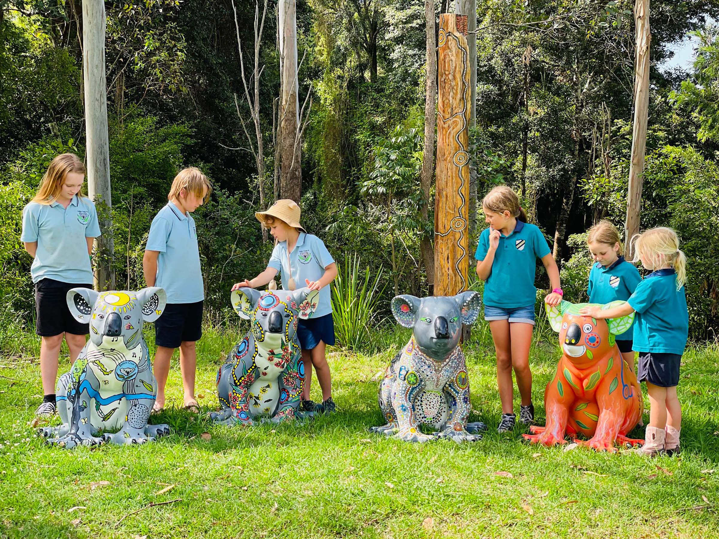 Painted koala sculptures to stay in schools