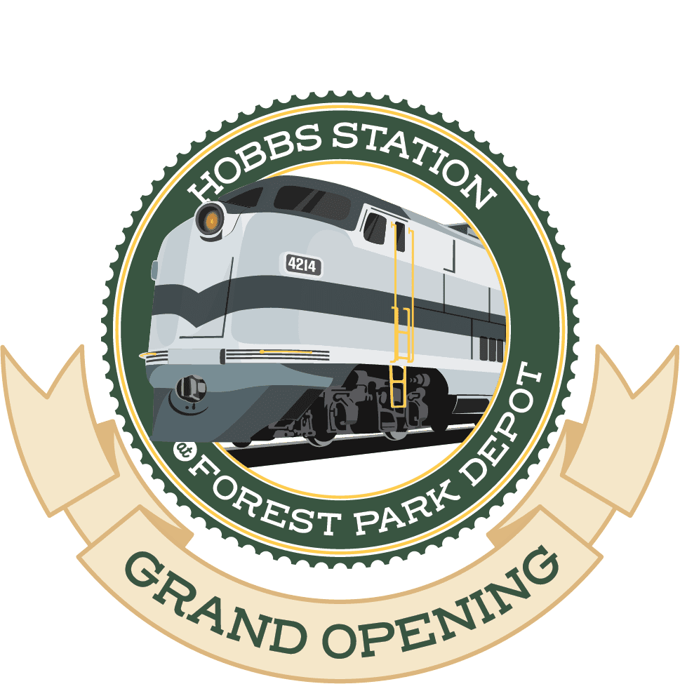 Train Excursion Grand Opening of Hobbs Station at Forest Park Depot
