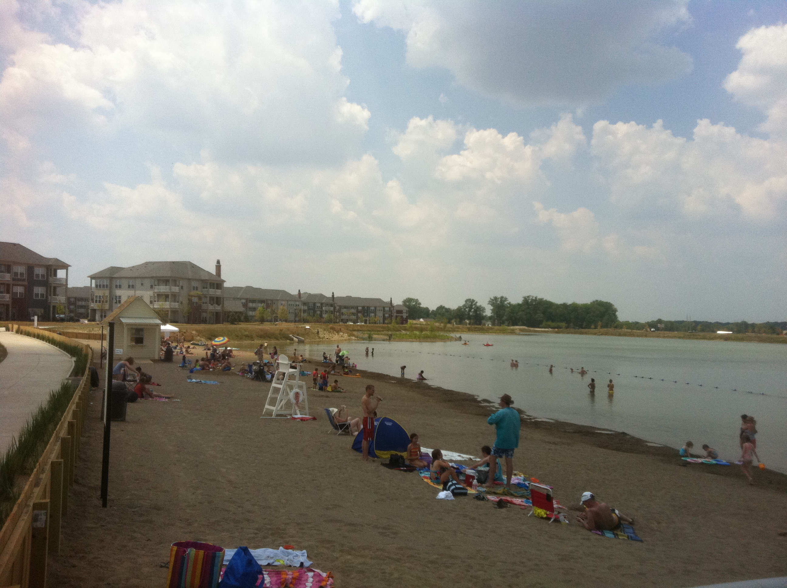 Saxony Beach in Fishers Indiana Indy with Kids