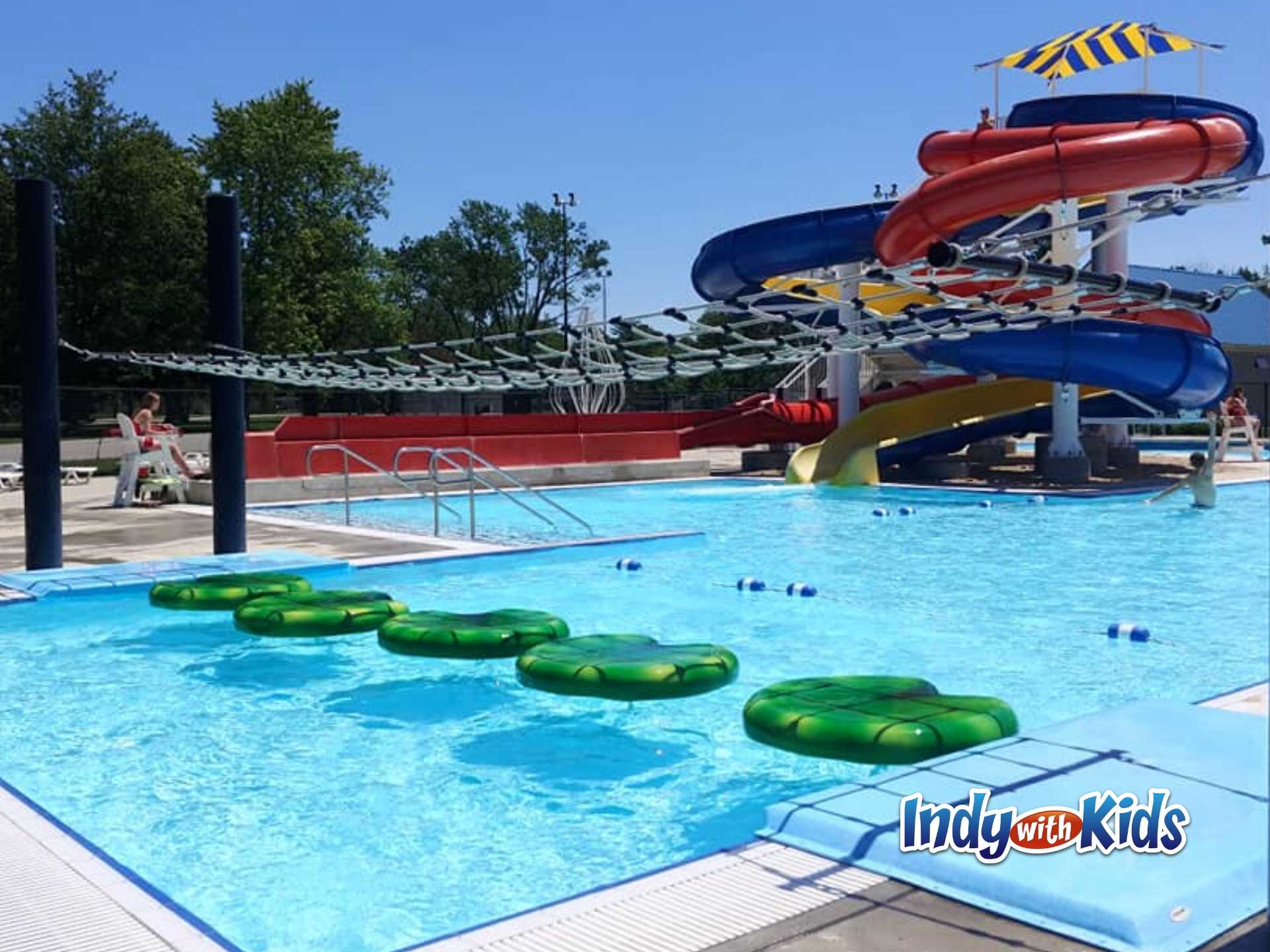 Wave Pool & Waterslides at Seashore Waterpark in Lebanon
