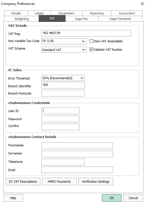 Sage 50 Accounts VAT eSubmissions In Easy Steps