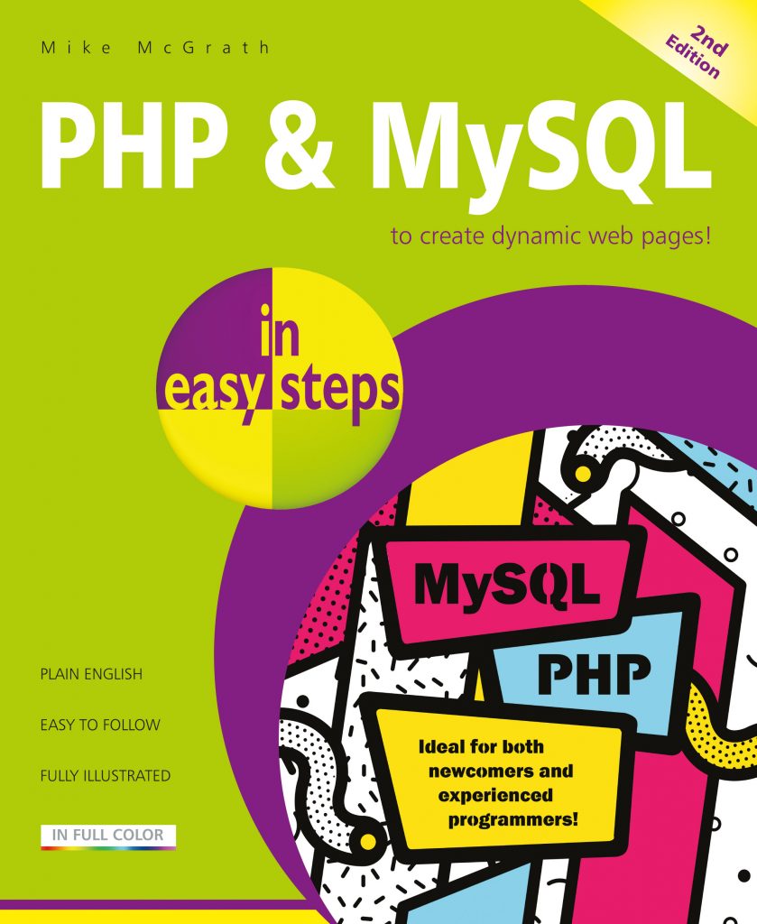 New release PHP & MySQL in easy steps, 2nd edition updated to cover
