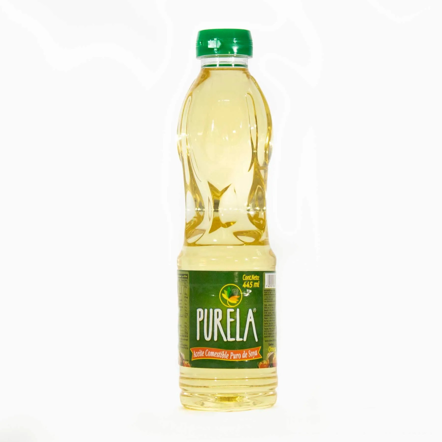 Aceite Purela Soya, 445 ml Inelac