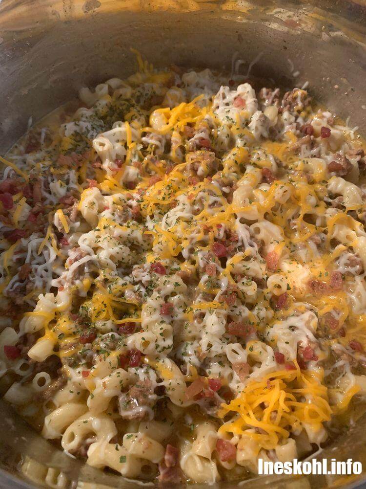 Cheeseburger Pasta Bake InesKohl Kitchen