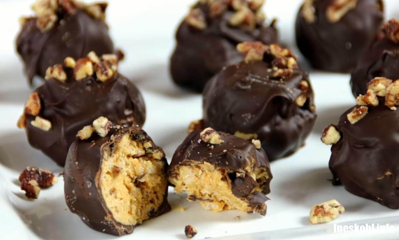 Chocolate Rice Krispie Balls Recipe InesKohl Kitchen