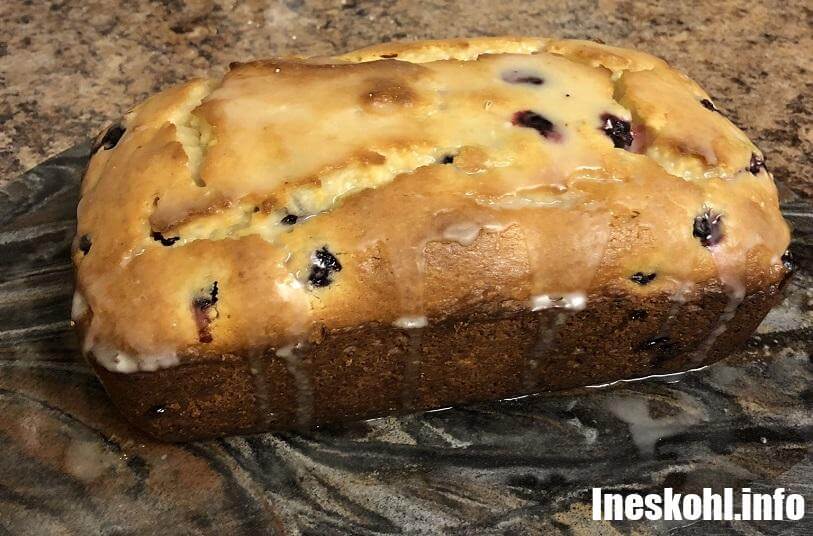 HOMEMADE LEMON BLUEBERRY BREAD RECIPE InesKohl Kitchen
