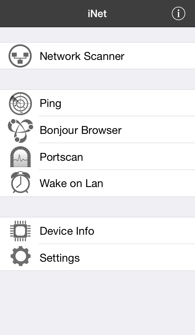 The Network Scanner and Toolbox for iPhone