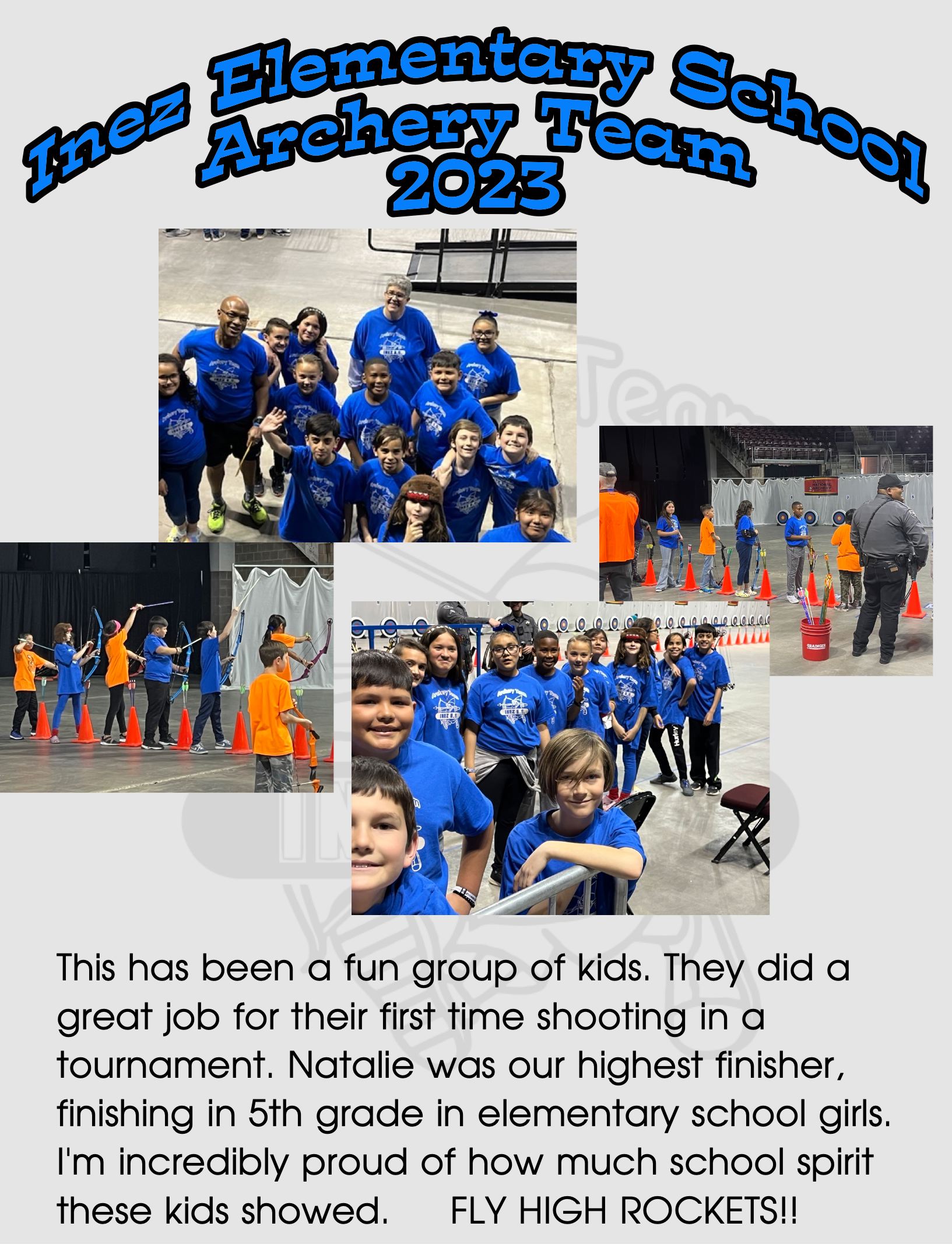 Inez Archery Team 2023 Inez P.E.