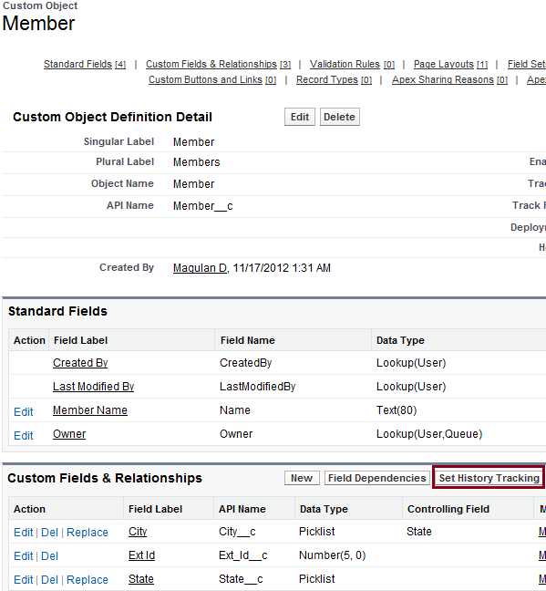 How to track field history in Salesforce InfallibleTechie