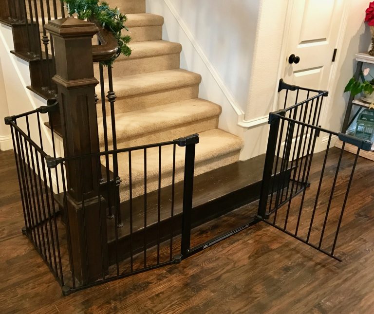 Dallas Texas Childproofing Gate for Wide and Irregular Stair Opening