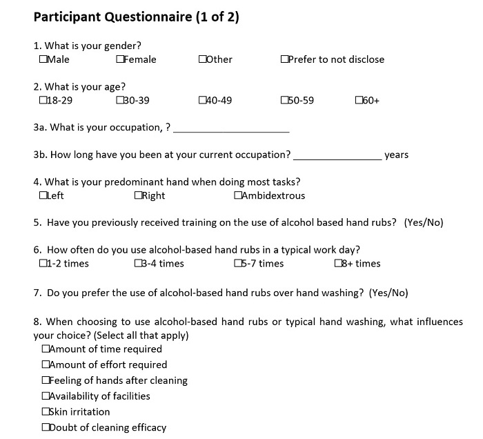 Evaluation of Hand Disinfection using the Semmelweis System