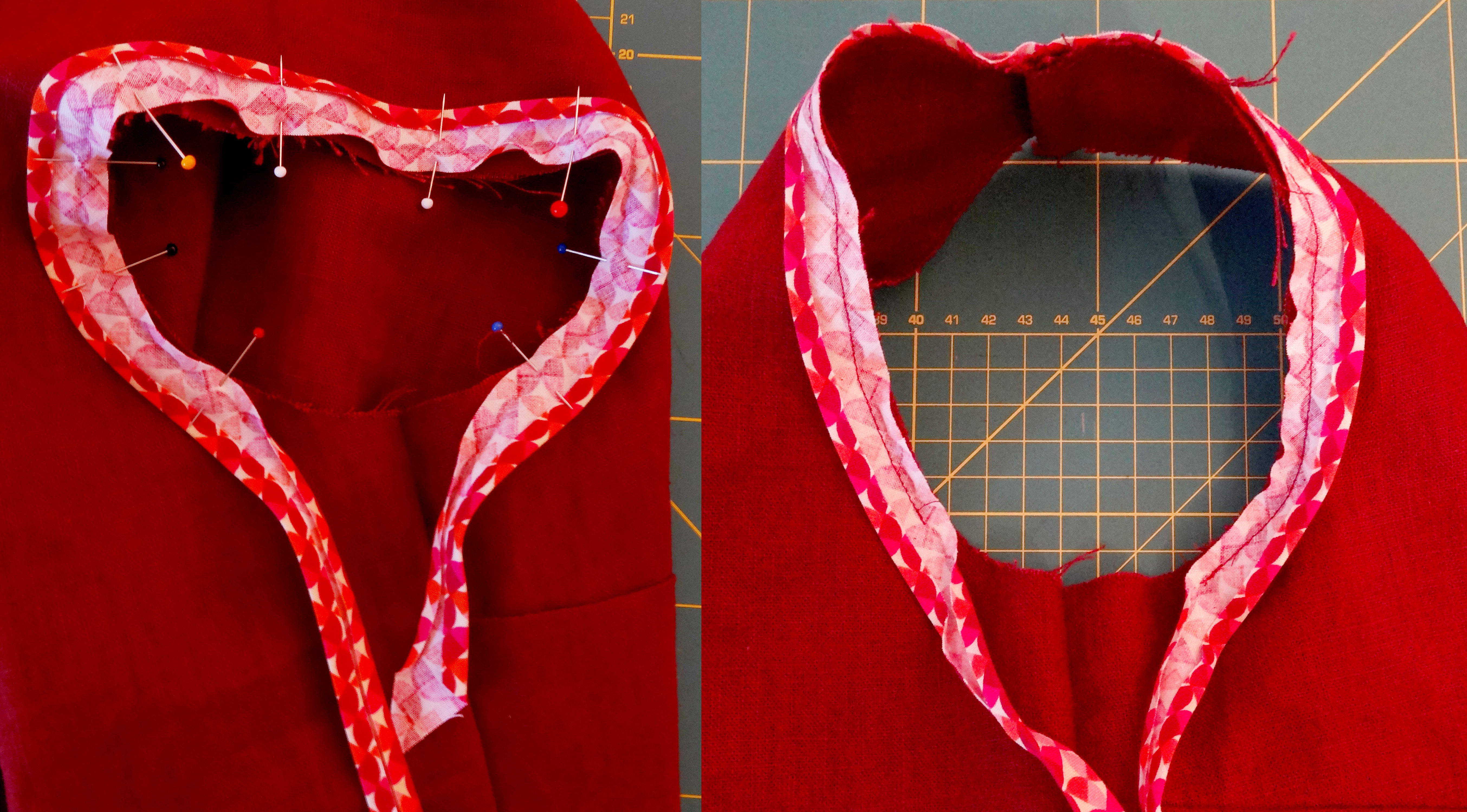 Tutorial How to perfectly fit bias tape to an armhole or neckline