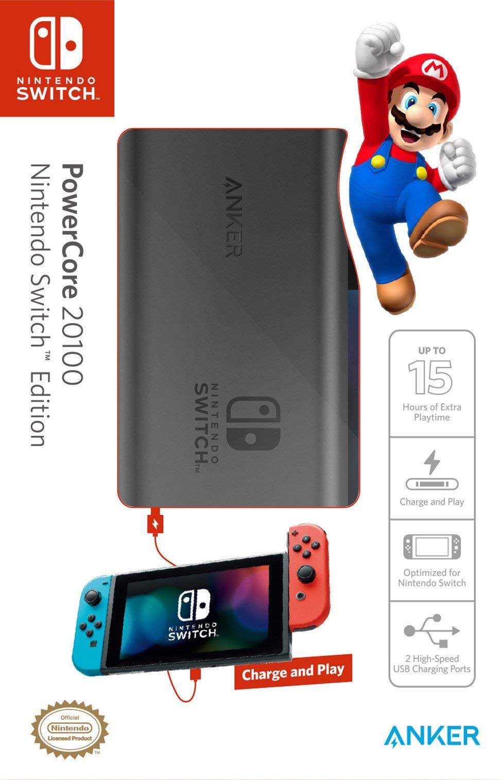 Infendo Review Anker Portable Charger for Nintendo Switch Infendo