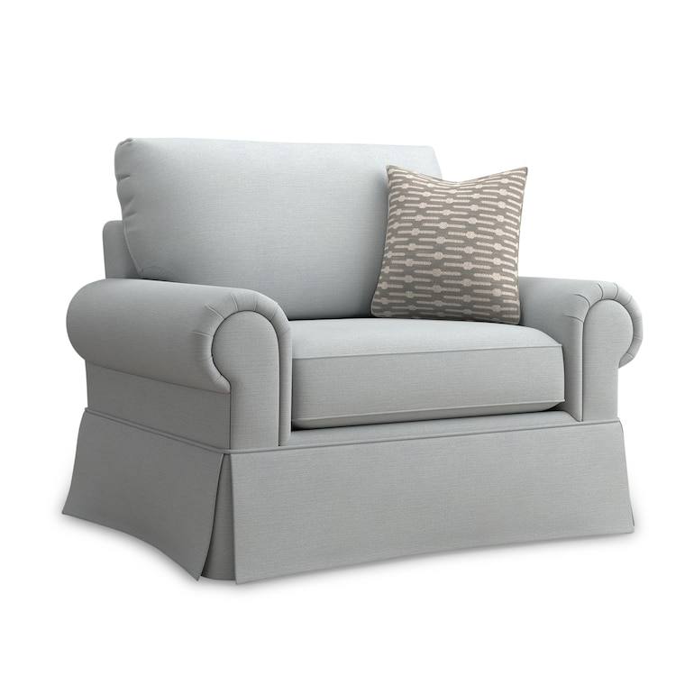 Custom Upholstery Chair and a Half Infinger Furniture Charleston