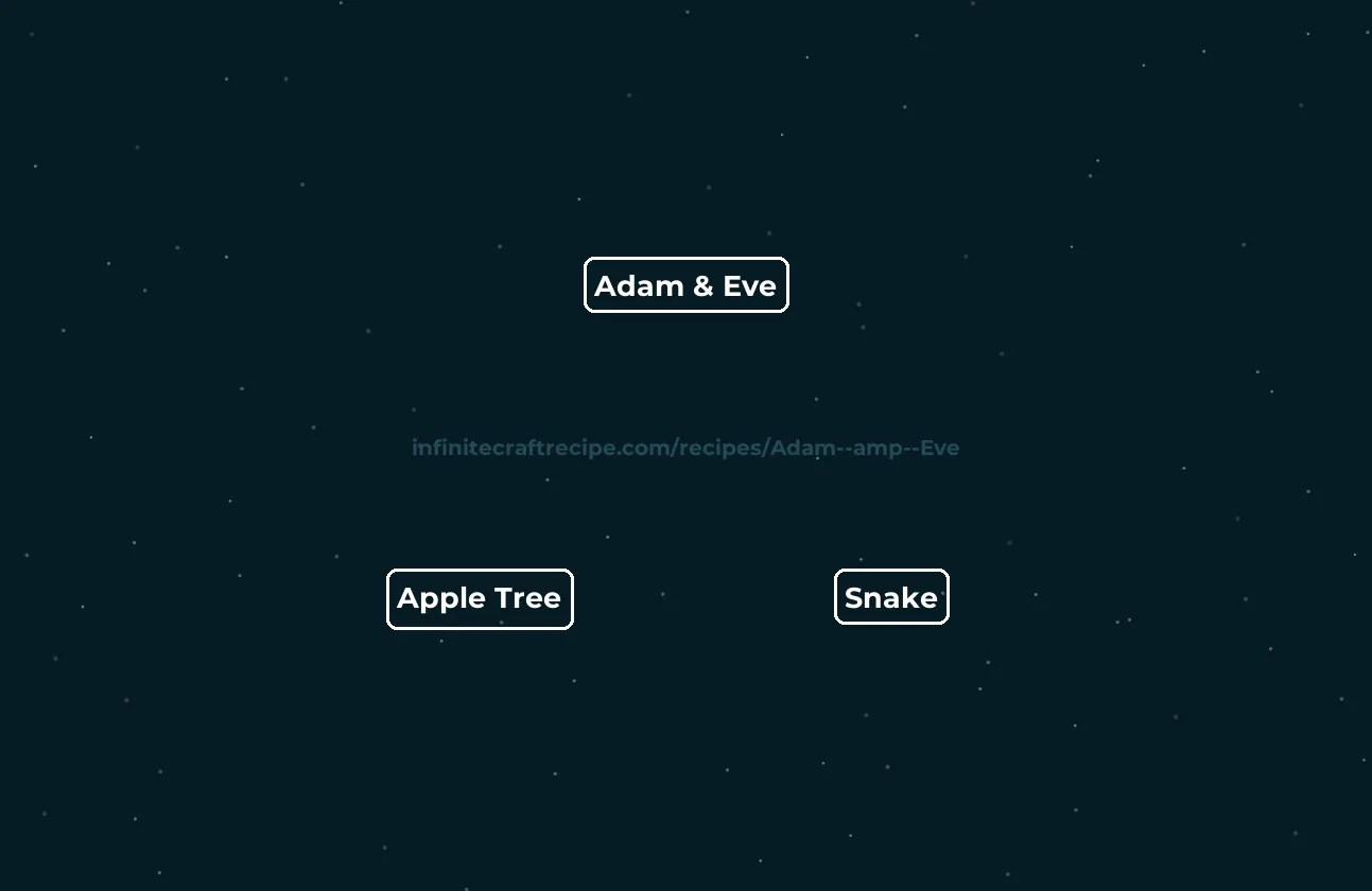 🍎 Adam & Eve recipe How to make Adam & Eve in Infinite Craft