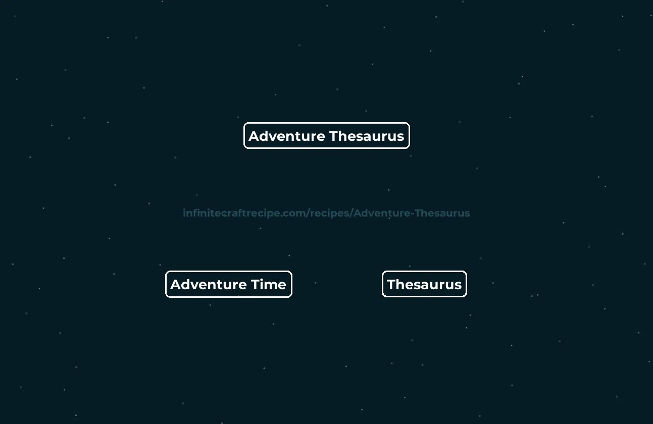 📚 Adventure Thesaurus recipe How to make Adventure Thesaurus in