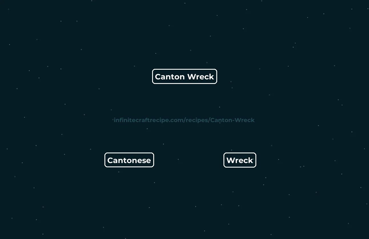 🚗💥 Canton Wreck recipe How to make Canton Wreck in Infinite Craft