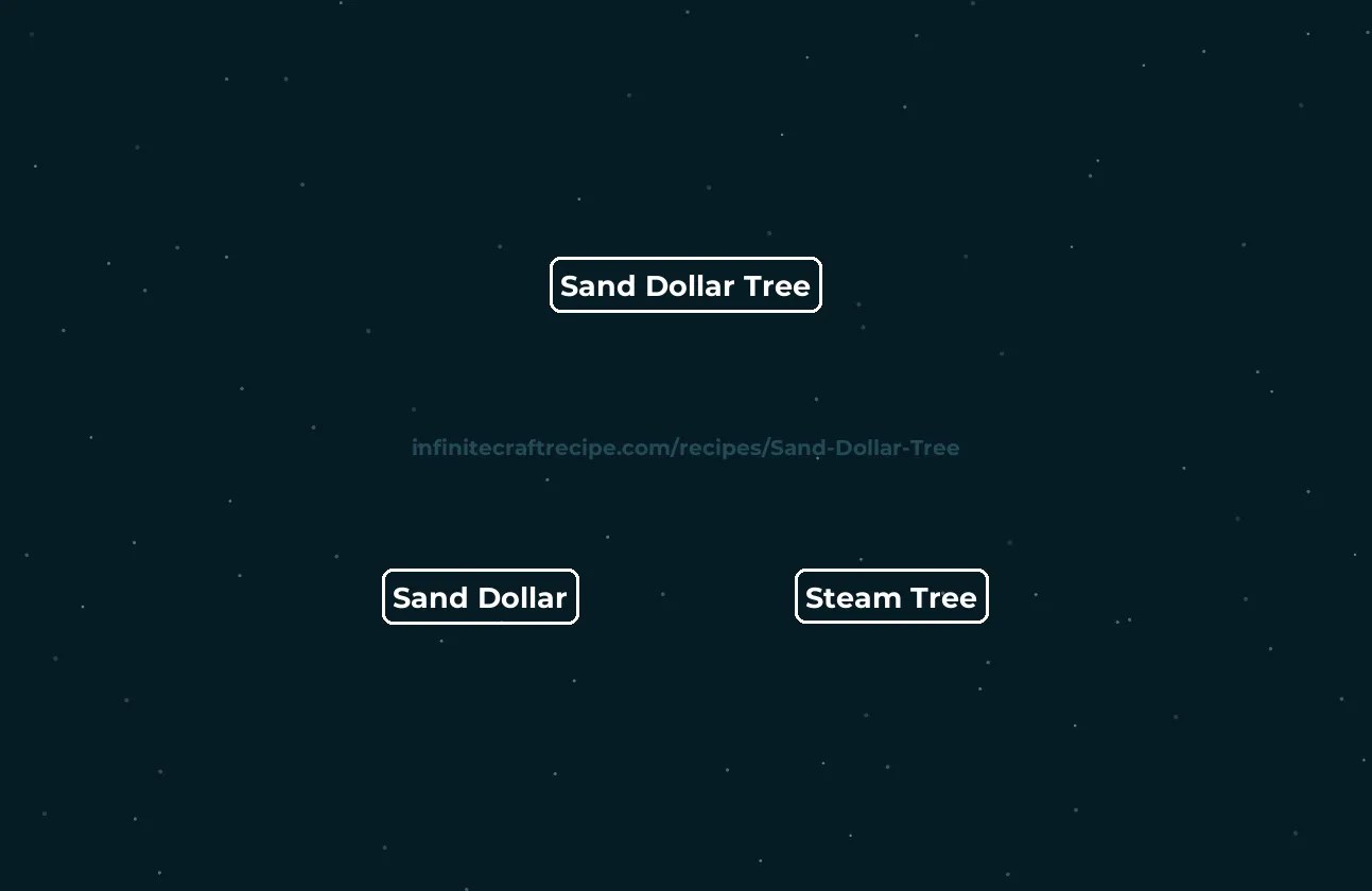 🏝️🌳 Sand Dollar Tree recipe How to make Sand Dollar Tree in Infinite
