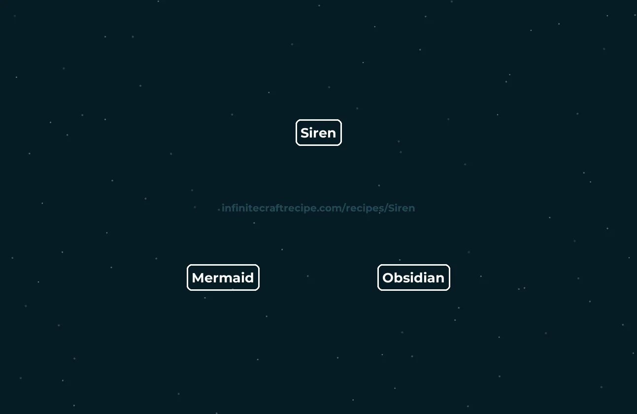 🚨 Siren recipe How to make Siren in Infinite Craft