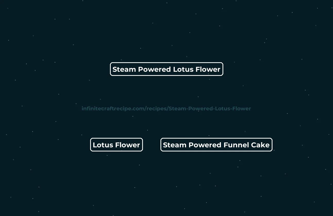 🌺 Steam Powered Lotus Flower recipe How to make Steam Powered Lotus