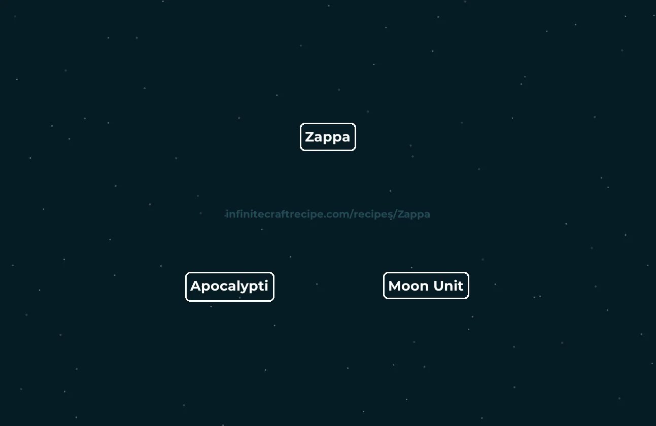 👽 Zappa recipe How to make Zappa in Infinite Craft